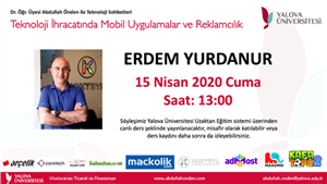 We Realized Mobile Applications and Advertising Webinar in Technology Exports with Erdem Yurdanur, Founder of Admost and Masomo